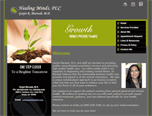 Tablet Screenshot of healingmindsplc.com